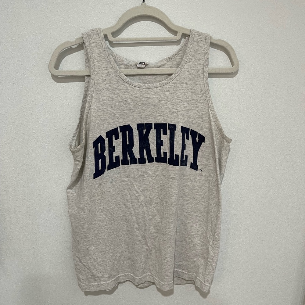 Cal Berkeley UC Berkeley casual tank top bro tank